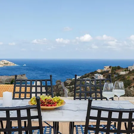 Villa Europa In Crete With Pool Amazing Seaview Ligaria (Crete)